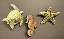2022 Florida WF Odyssey of the Mind Textured Sea Life 3-Pin Lot FLOMA OOTM OM picture
