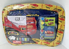 Disney Pixar Cars 3 Lightning McQueen Tin Lap TV Tray And Activities Set New picture