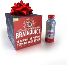 BrainJuice Brain Support Shot, Gluten Free Supplement Shots for Energy & Focus, picture