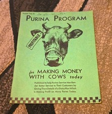 Purina Pro-Fit-Table Program Brochure "Making Money With Cows Today" (A6) picture
