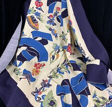Keisuke Serizawa Japan Furoshiki Wrapping Cloth Edozoma Scarf 40 X 40 inches picture