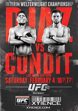 UFC 143 Fight Poster 11x17 Inches - Nick Diaz vs Carlos Condit | NEW USA picture