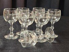 Vintage Christian Brothers Wine Tasting Glasses Set of 7 picture