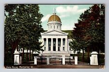 Montpelier VT-Vermont, State House, Antique, Vintage c1910 Souvenir Postcard picture