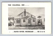 Rapid River MI-Michigan, The Colonial Inn, Advertisement, Vintage Postcard picture