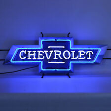 Man Cave Lamp CHEVROLET BOWTIE NEON SIGN WITH BACKING picture