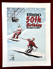 Killington Vermont Ski Poster Killington’s 50th Birthday Dec. 2008 (20”x 26”) picture