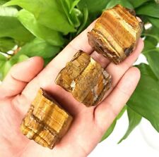 Tigers Eye Crystal Natural Reiki Healing Gemstones Chakra Stone Mineral Rough picture