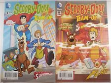🦴💥 SCOOBY DOO TEAM-UP #9 + #15 SUPERMAN The Flash DC COMICS FIRST PRINT 2015 picture