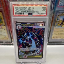 Pokémon TCG PSA 9 2025 Me: Mega Evolution Promo Mega Charizard X ex Holo 023 picture