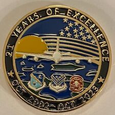 NAVY JSTARS JOINT STARS  DECOMMISSION MISSION COMPLETE  CHALLENGE COIN picture