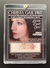 Christa Gail Pike DNA Relic  Deathrow Inmate picture