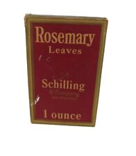 Schilling Box of Rosemary Leaves from 1933 1oz Vintage  picture