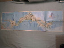 JAPAN MAP + HISTORICAL TIMELINE National Geographic June 1984  picture