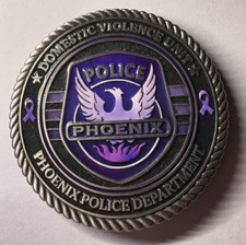 Phoenix Police Department Domestic Violence Unit Challenge Coin picture