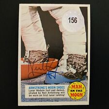NEIL ARMSTRONG 1969 TOPPS SIGNED NASA Apollo 11 Autographed Astronaut With COA picture