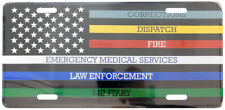 USA Thin Multi Color Line Memorial Services 6