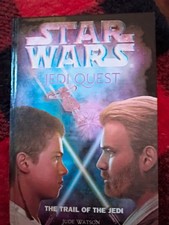 Star Wars Jedi Quest The Trail of the Jedi by Jude Watson Hardback 2002 YA picture