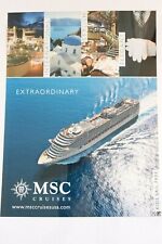Vintage MSC Cruise Lines Poster Extraordinary Ship 18
