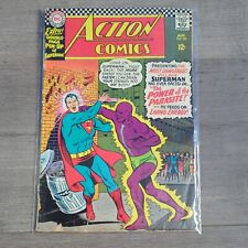 1966 Action Comics #340 Origin Parasite Superman  Pin-Up Included picture
