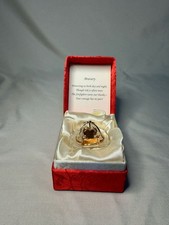 Vintage About Face Designs Firefighter Helmet Keepsake with 'Bravery' Poem picture