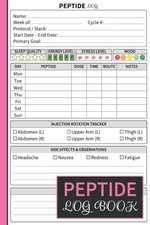Peptide Log Book: A Structured Journal to Track Dosage, Timing, Injection Sites, picture