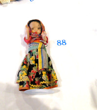 1939 World's Fair doll, gypsy in flowered dress, scarf, #88 picture