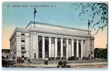 1915 Lehigh Valley Terminal Building Buffalo New York NY Posted Antique Postcard picture