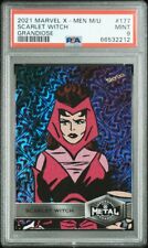 2021 Marvel  X-Men Metal Universe Scarlet Witch Grandiose #177 PSA 9 Mint Pop 1 picture