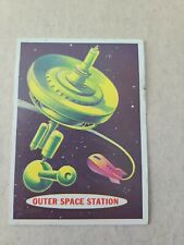 1957 Topps Target Moon Card #68. Outer Space Station picture