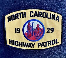 North Carolina Highway Patrol State Police Patch - 1954-71 Issue~ Vintage ~ RARE picture