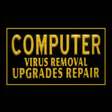 130047 Computer Virus Removel Upgrades Repair Display LED Light Neon Sign picture