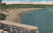 Postcard Lake Wapello Ottumwa Iowa IA  picture