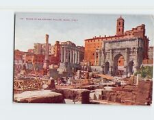 Postcard Ruins Of An Ancient Place, Rome, Italy picture