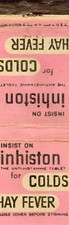 Inhiston Antihistamine Tablets  Matchbook picture