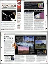 Nanotech #35 Unknown Secrets Of The Universe Fact File Fold-Out Card picture