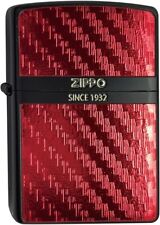 Zippo Oil Lighter Red Carbon  picture