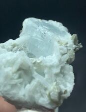 264 Cts Aquamarine with Mica Crystal Specimen from Skardu Pakistan picture
