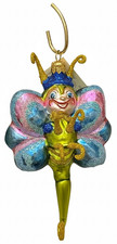 Rare Larry Fraga “Fancy Flight” Blown Glass Ornament Insect Bug #5923 – NEW picture