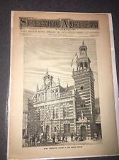 Scientific American Journal September 14, 1878 News Paper Rare picture
