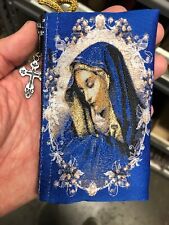 N.G. Our Lady of Sorrows Virgin Mary Icon Tapestry Cloth Rosary Pouch, 4.5 Inch picture