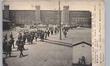SINGER SEWING MACHINE FACTORY WORKERS elizabeth nj real photo postcard rppc picture