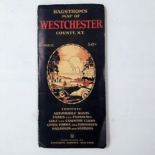 Hagstrom's Map of Lower Westchester County, NY Metropolitan Area 1950.  picture