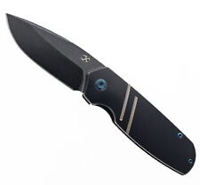 Kansept Turaco Folding Knife Black SW Ti Handle S35VN Plain Black Blade K2049A2 picture