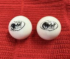 Orbit Room Chicago White Glass Logo Tokens. 1” White Glass Round Marble w/Logo picture