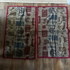 2 Vintage Pendleton King Pillow Sham Woodland w/ Holes & Original Tags 100% Wool picture
