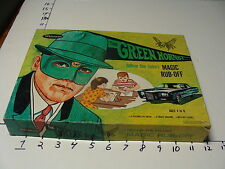 1966 original GREEN HORNET Magic Rub Off toy COMPLETE picture