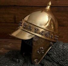 Christmas Steel Medieval 18ga Knight Celtic Helmet Dubh Warrior Roleplay HY81 picture