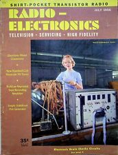 ELECTRONIC BRAIN CHECKS CIRCUITS - Radio - Electronics Magazine 1956 JULY $.35 picture