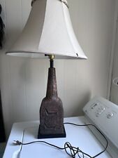 Vintage Aztec Table Lamp Petroglyphs Red Rock South West Lighting Home Decor picture